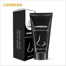 Load image into Gallery viewer, LANBENA Black Mask Face Mask From Black Dots Black Head Remover Skin Care Mud Nose Strips Acne Treatment Pore Peel Off Mask Free